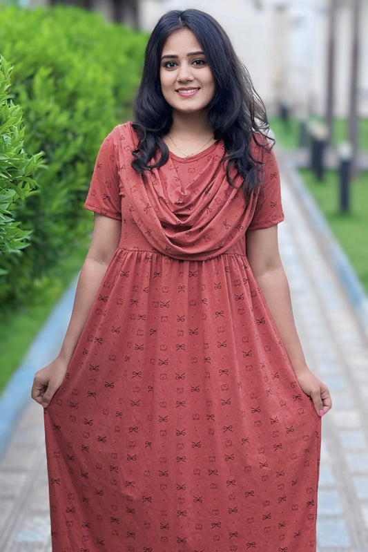 RUSTIC CHARM (Casual Loungewear Shawl)