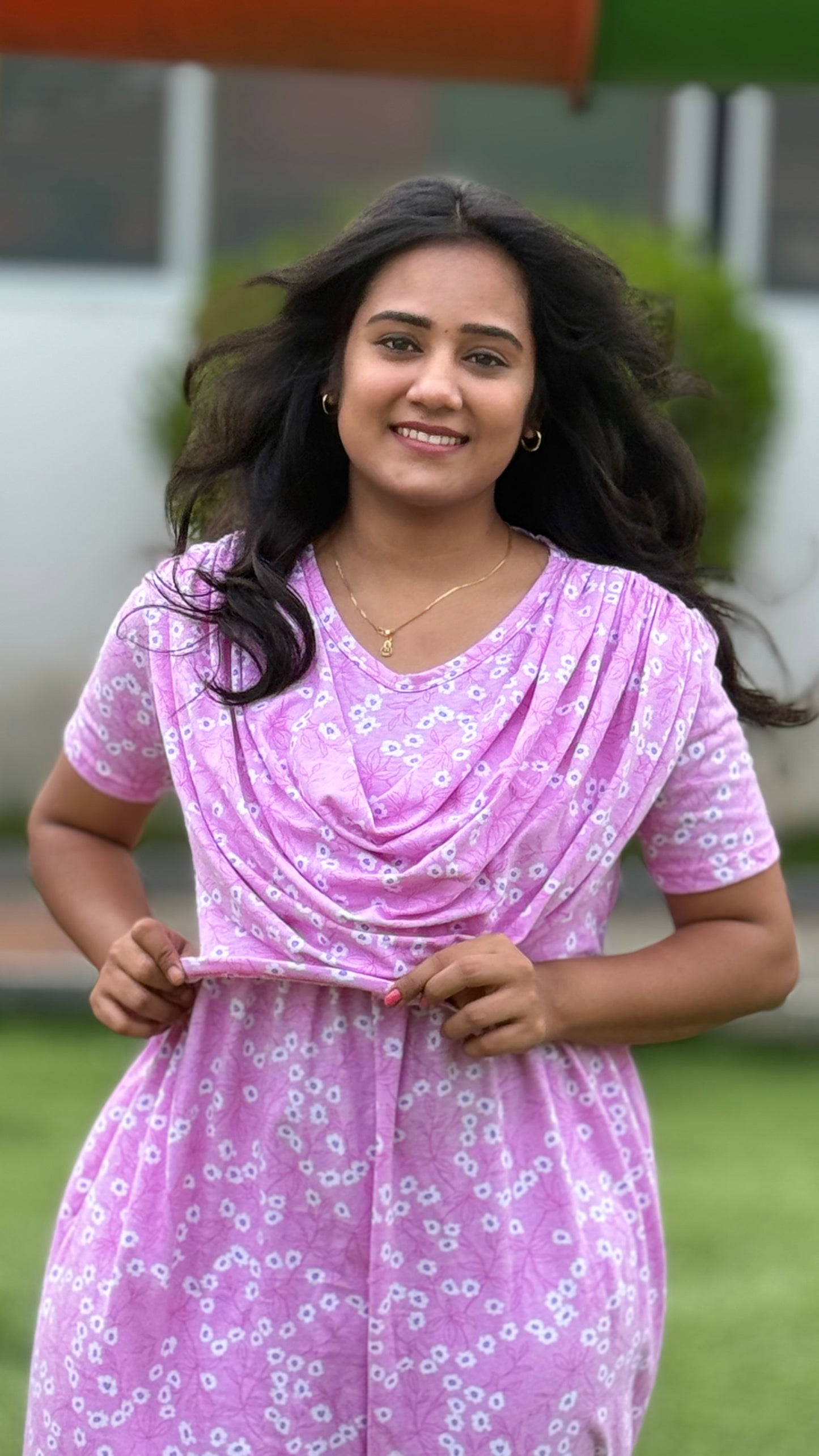Zipless Maternity Shawl