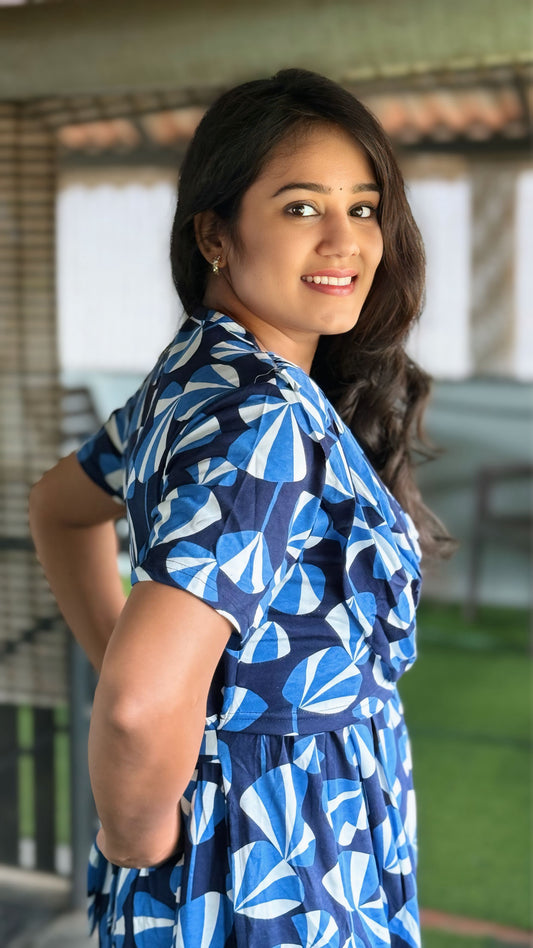 BLUVIA (Zipless Maternity Shawl)