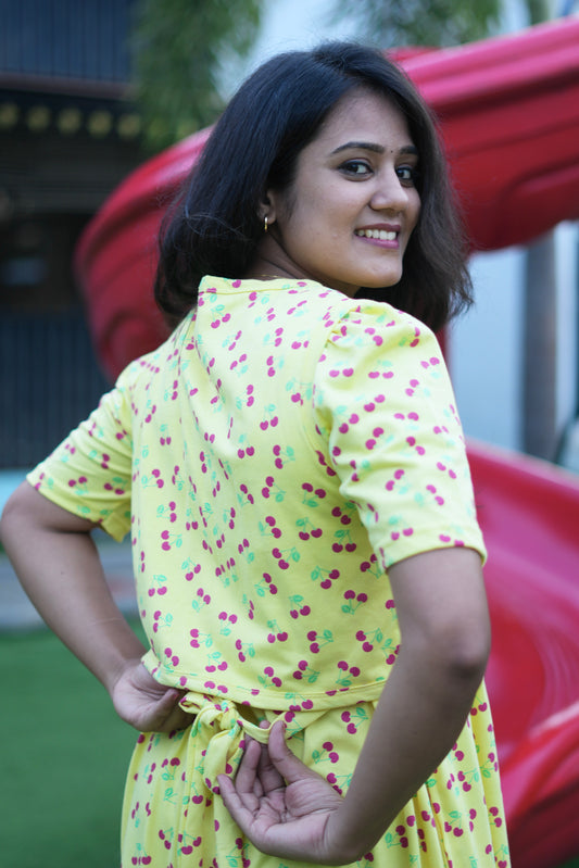 Lemon Luxe (CASUAL LOUNGEWEAR COAT)