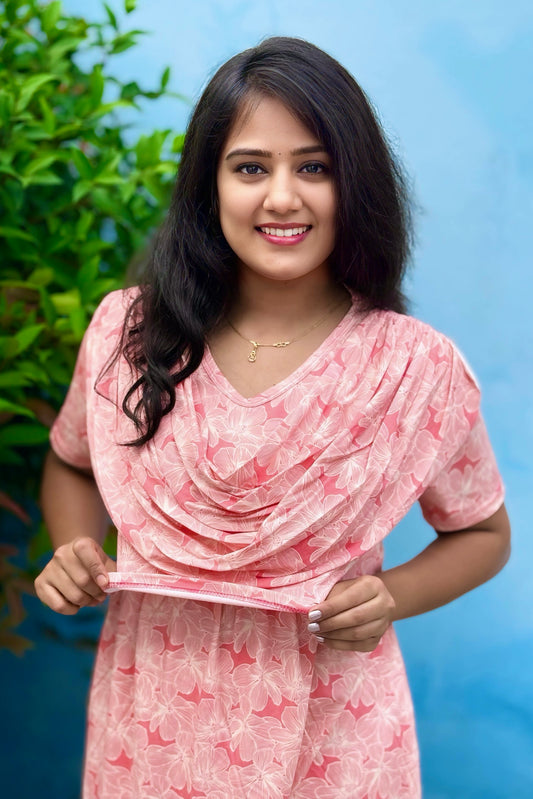 Florivine (Zipless Maternity Shawl)