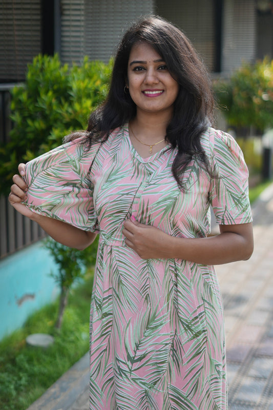 MATERNITY REMOVABLE COAT (RoséLeaf)