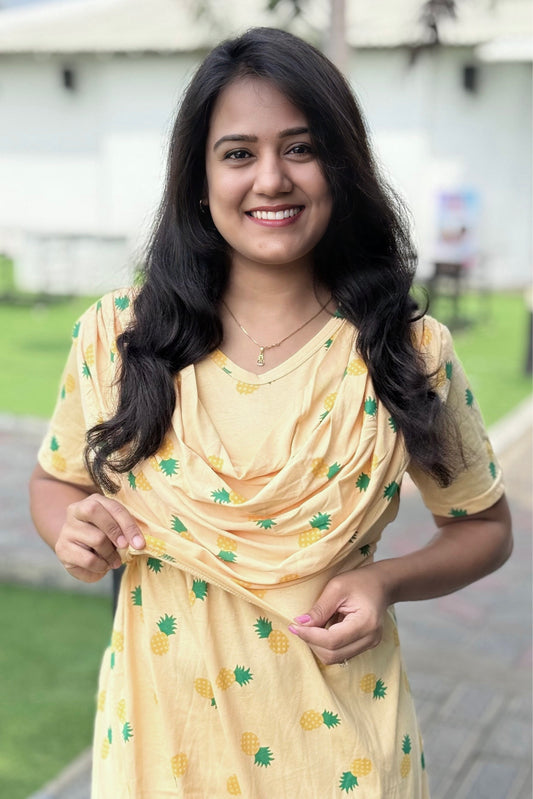 PineGlow (Zipless Maternity Shawl)