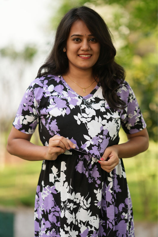 Noir Petal (Zipless Maternity)