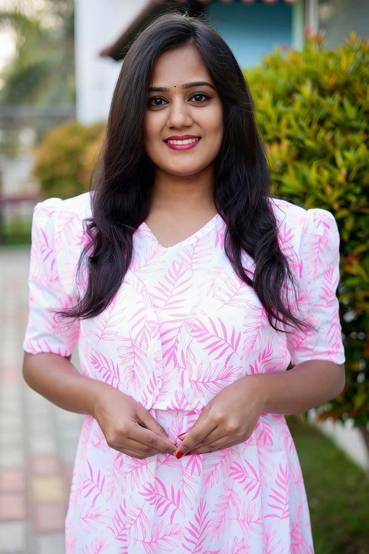 MATERNITY ATTACHED COAT (Rosé)