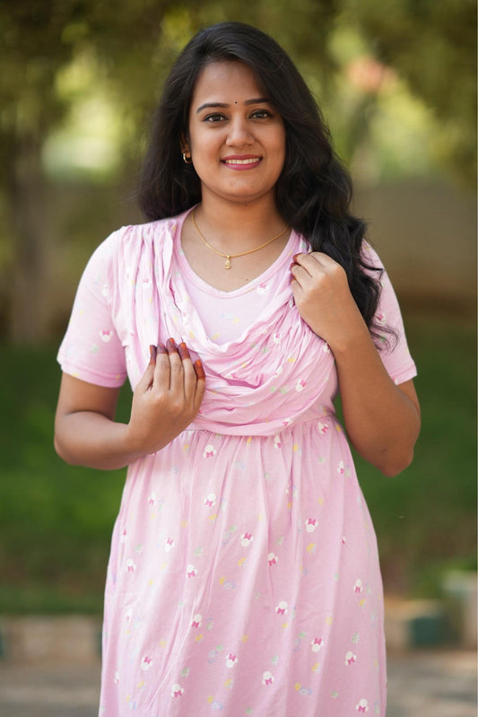 Pink Whisper (Casual Loungewear Shawl)