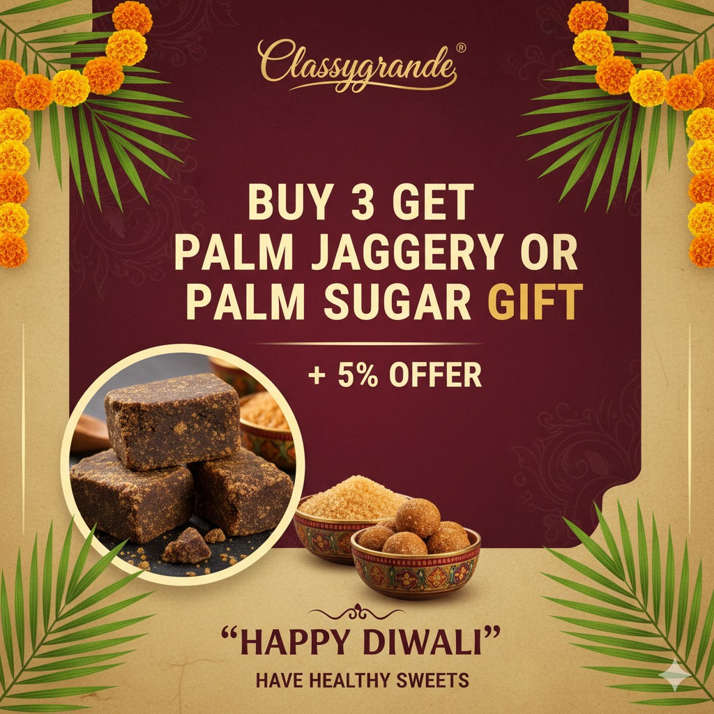 PALM JAGGERY OR PALM SUGAR WITH 5% OFFER