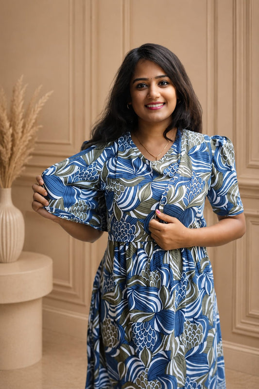 MATERNITY REMOVABLE COAT (BlueMystique)
