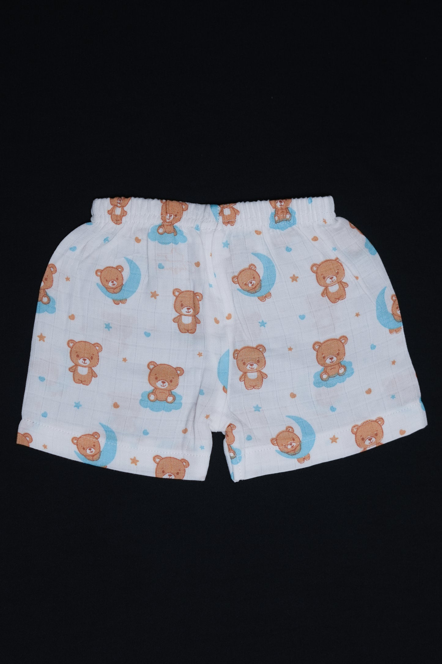 (3 Pc) Muslin Shorts