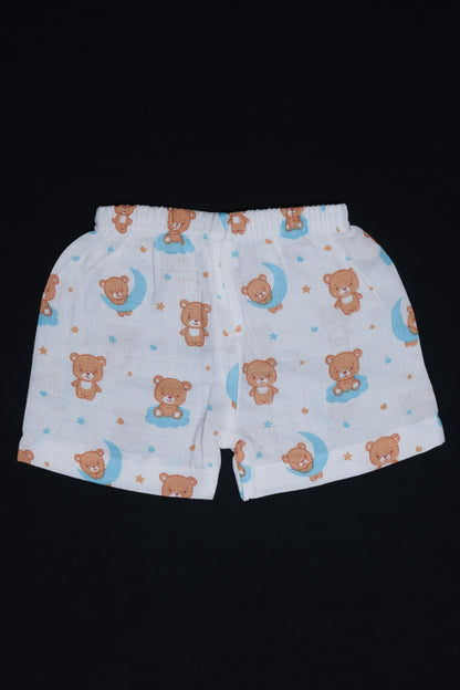(3 Pc) Muslin Shorts