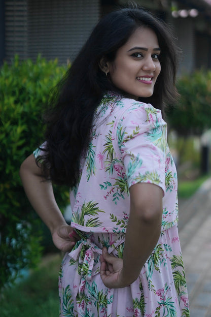 Pink Paradise (CASUAL LOUNGEWEAR COAT)
