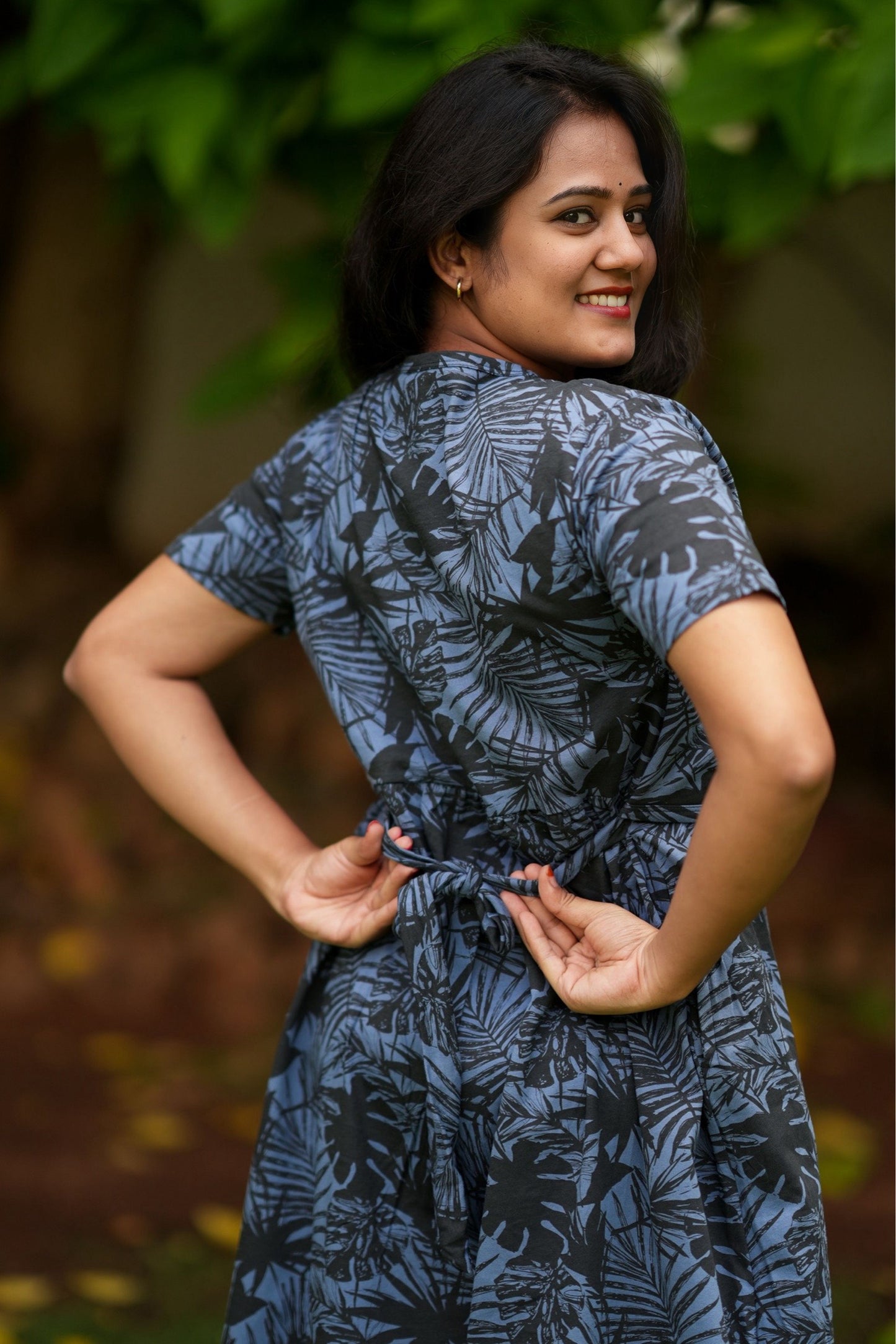 Pre Book - MATERNITY ATTACHED COAT (Mystic Leaf)