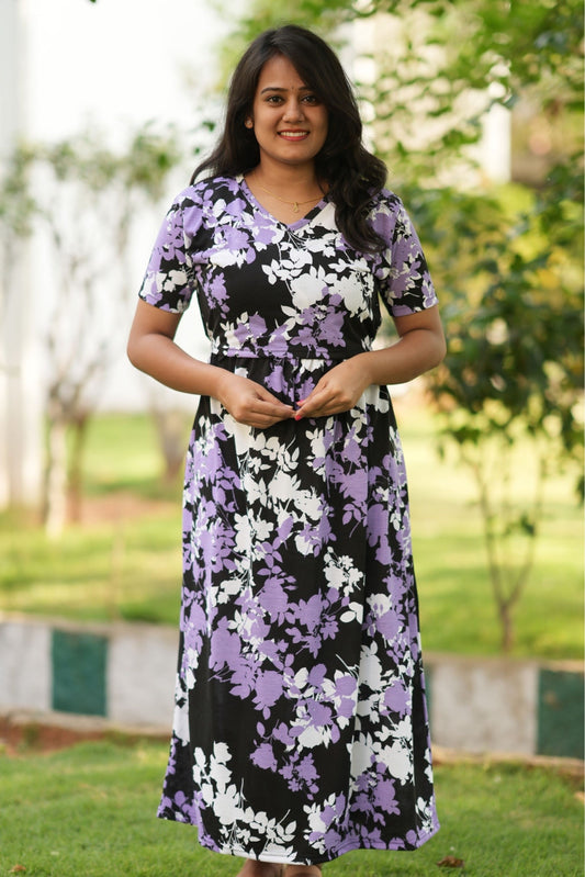 Noir Petal   (Zipless Maternity)