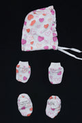 Muslin Jabla Knotted (Only Booties, Mittens, Frill Cap)