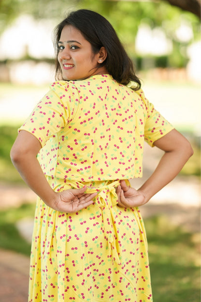 Lemon Luxe (CASUAL LOUNGEWEAR COAT)