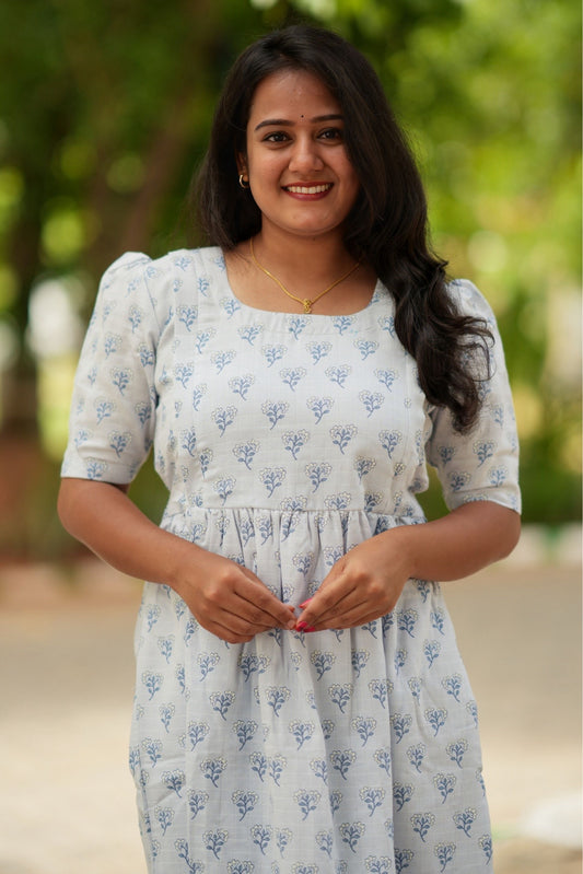 Muslin Cotton-Bluebell Grace