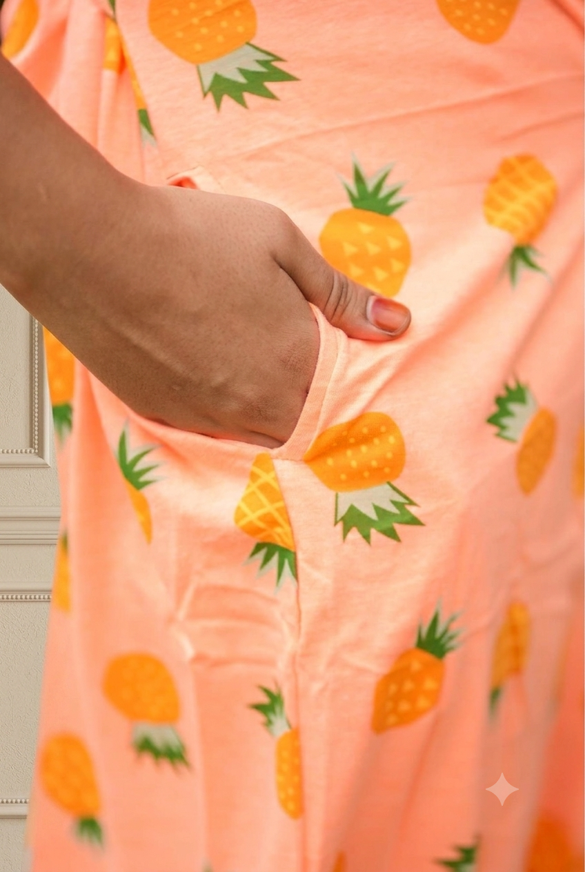 Pineapple Punch  (Zipless Maternity Shawl)