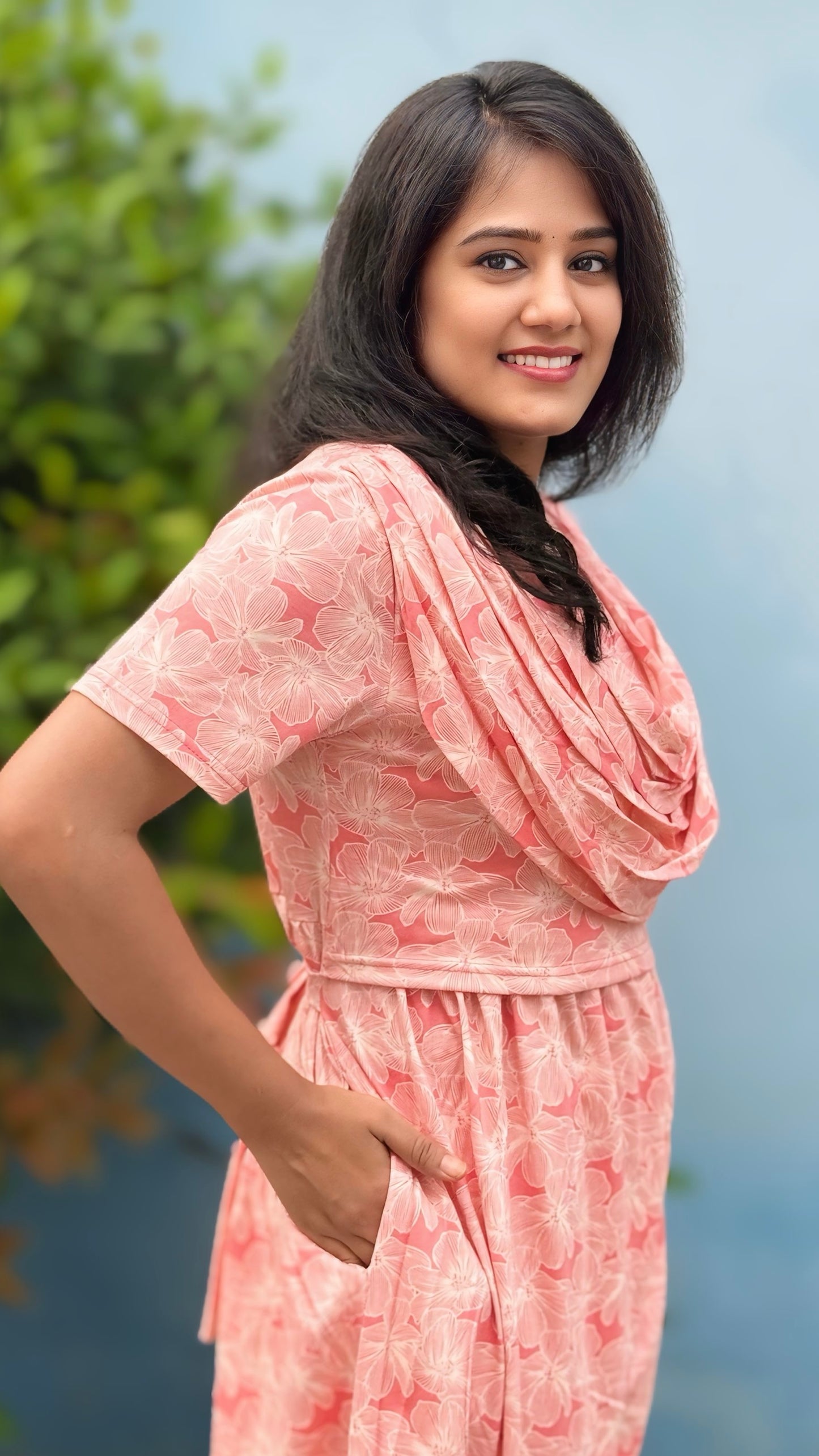 Florivine (Zipless Maternity Shawl)