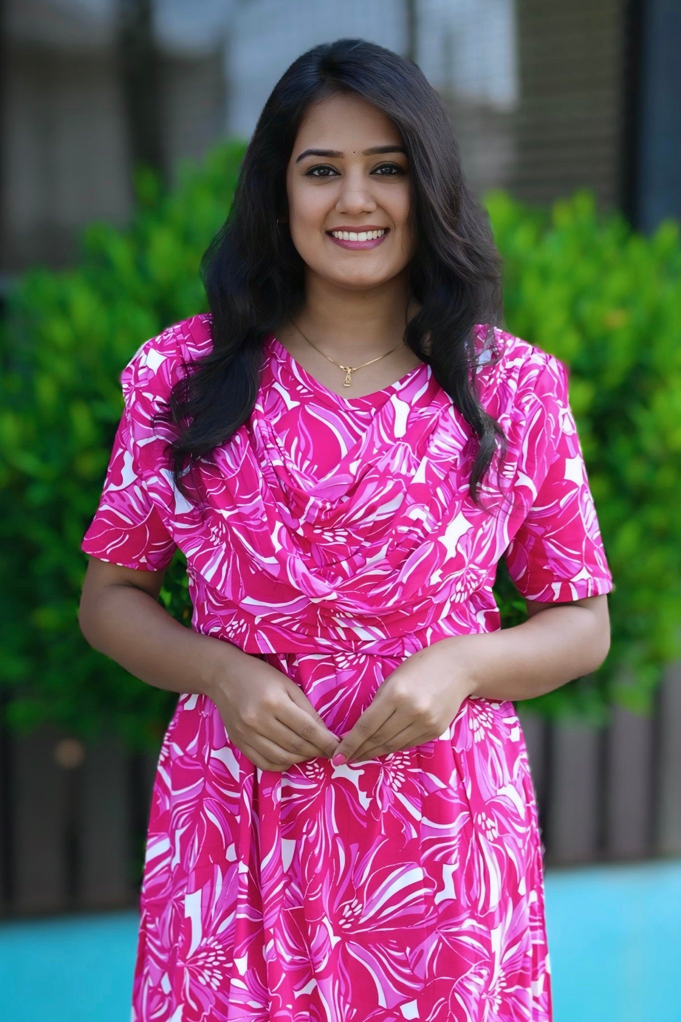 FleurPink (Zipless Maternity Shawl)