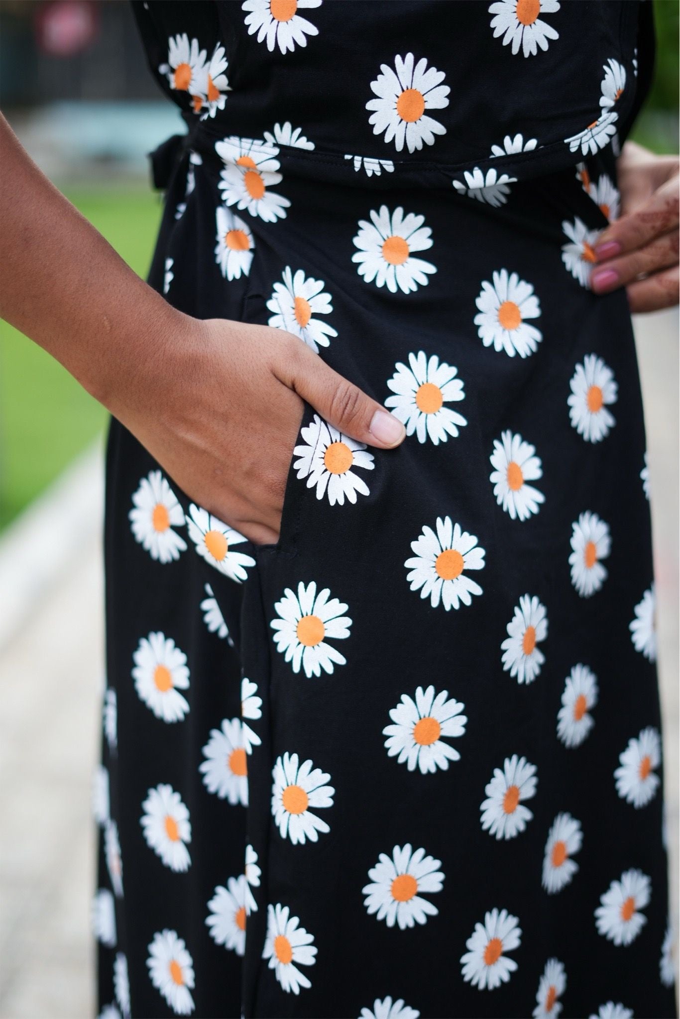 Casual Wear Attached Coat (Daisy Glow)