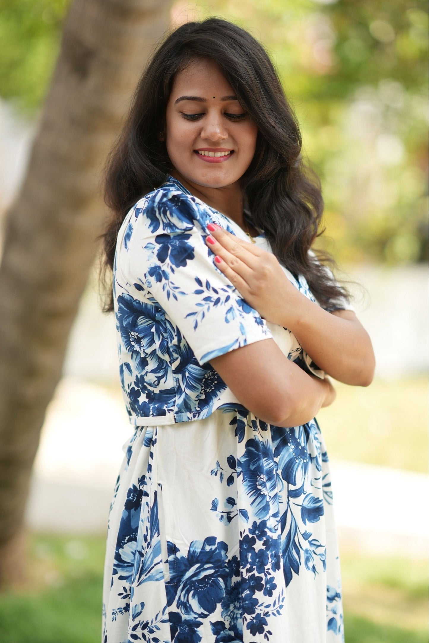 Royal Bloom (CASUAL LOUNGEWEAR COAT)