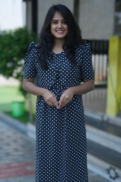 MATERNITY REMOVABLE COAT (ClassicPolka)