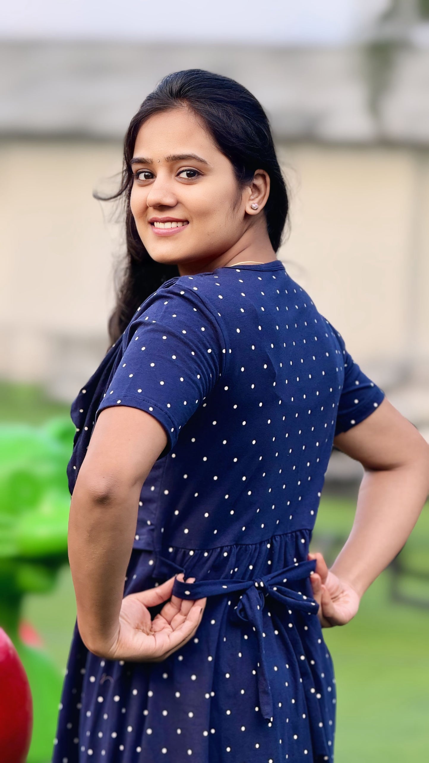 Luna Dot (Zipless Maternity Shawl)