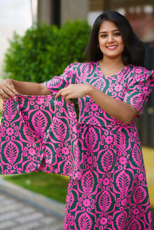 MATERNITY REMOVABLE COAT (PinkFable)