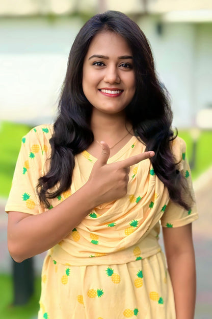 PineGlow (Zipless Maternity Shawl)