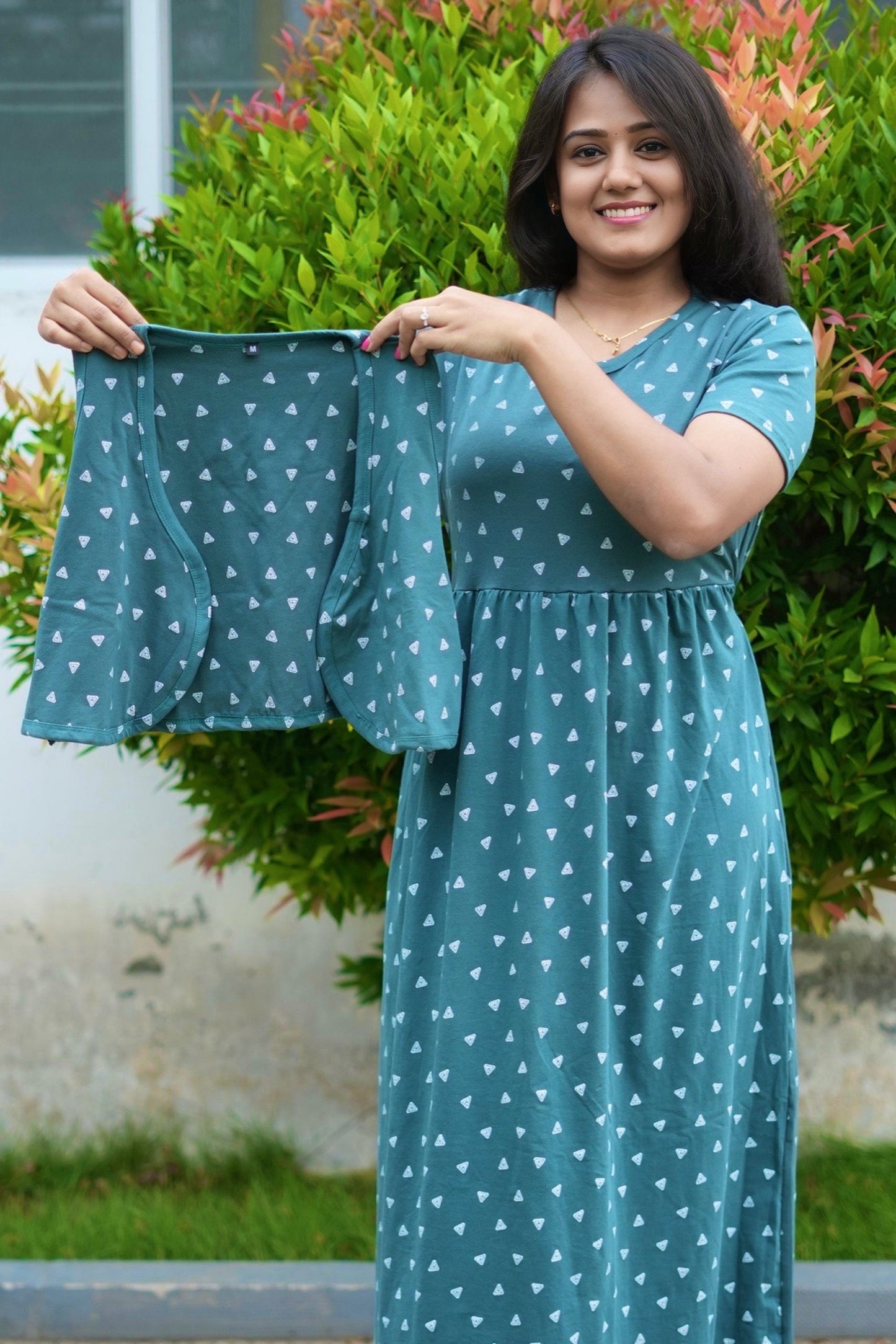 Bottle Green (CASUAL LOUNGEWEAR COAT)