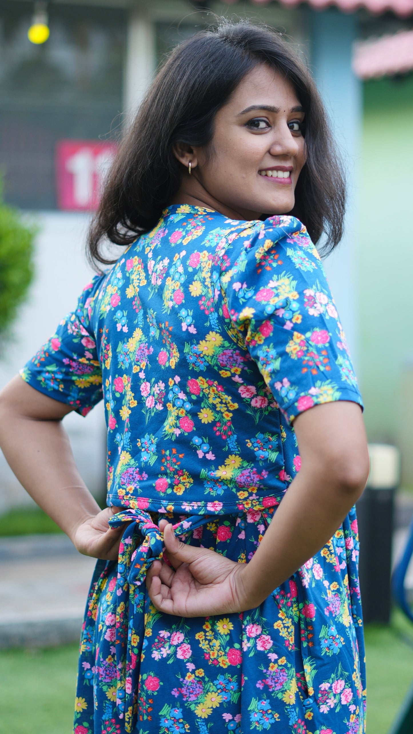 MATERNITY WITH COAT ( FLORAL DREAMS )