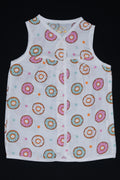 Muslin Frock Front Open