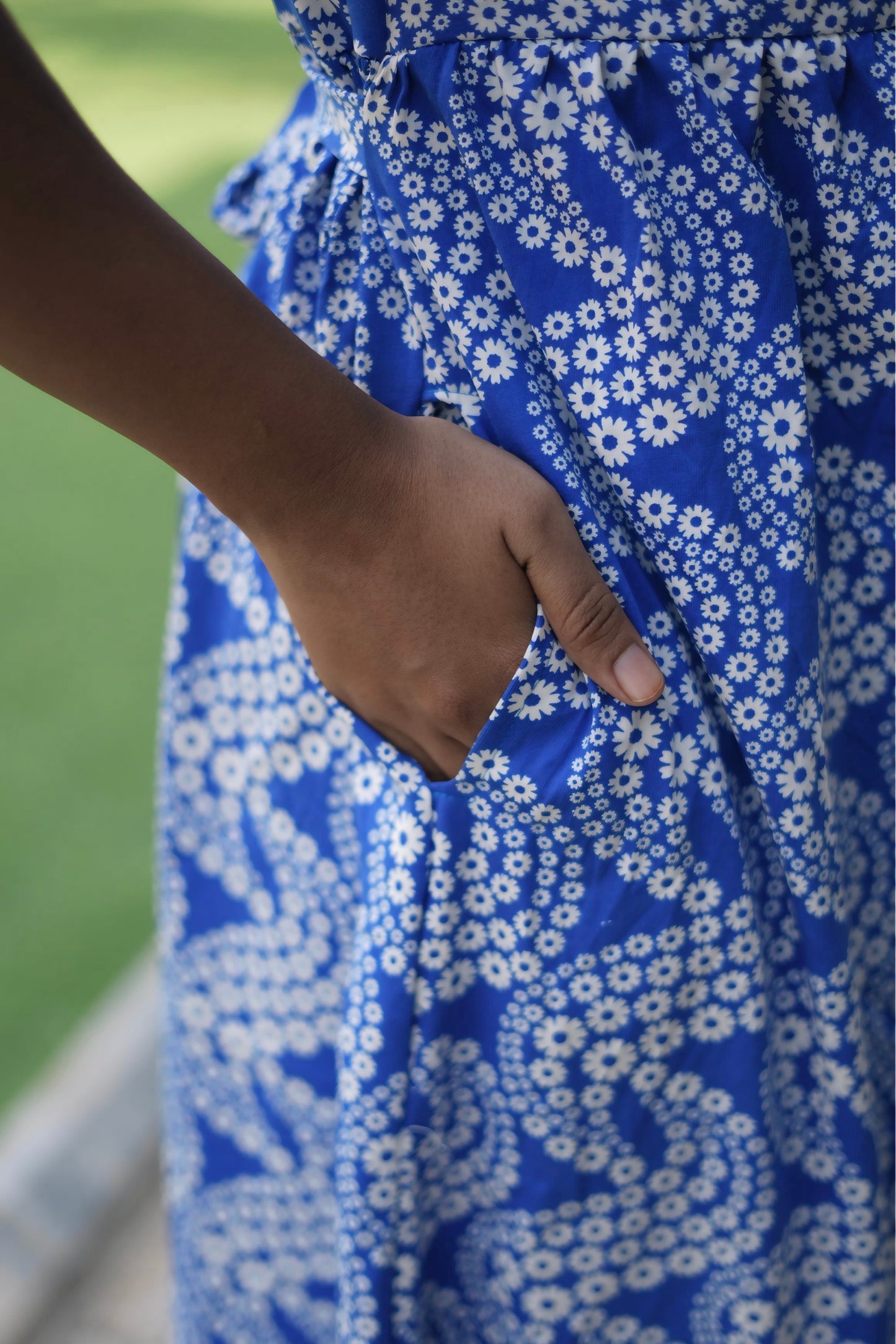 Non Maternity Shawl (BlueWaves)