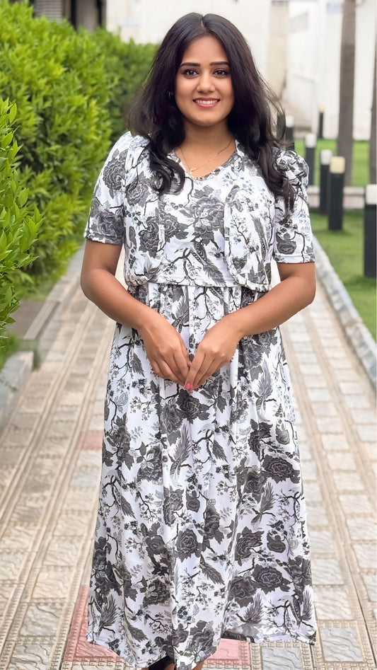 MATERNITY WITH COAT (Effortless Elegance)