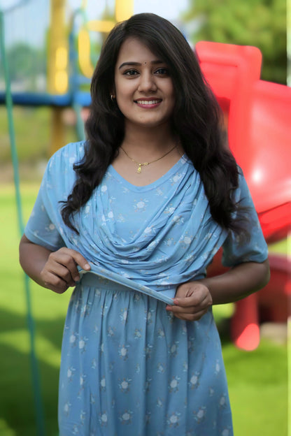 Bella (Zipless Maternity Shawl)