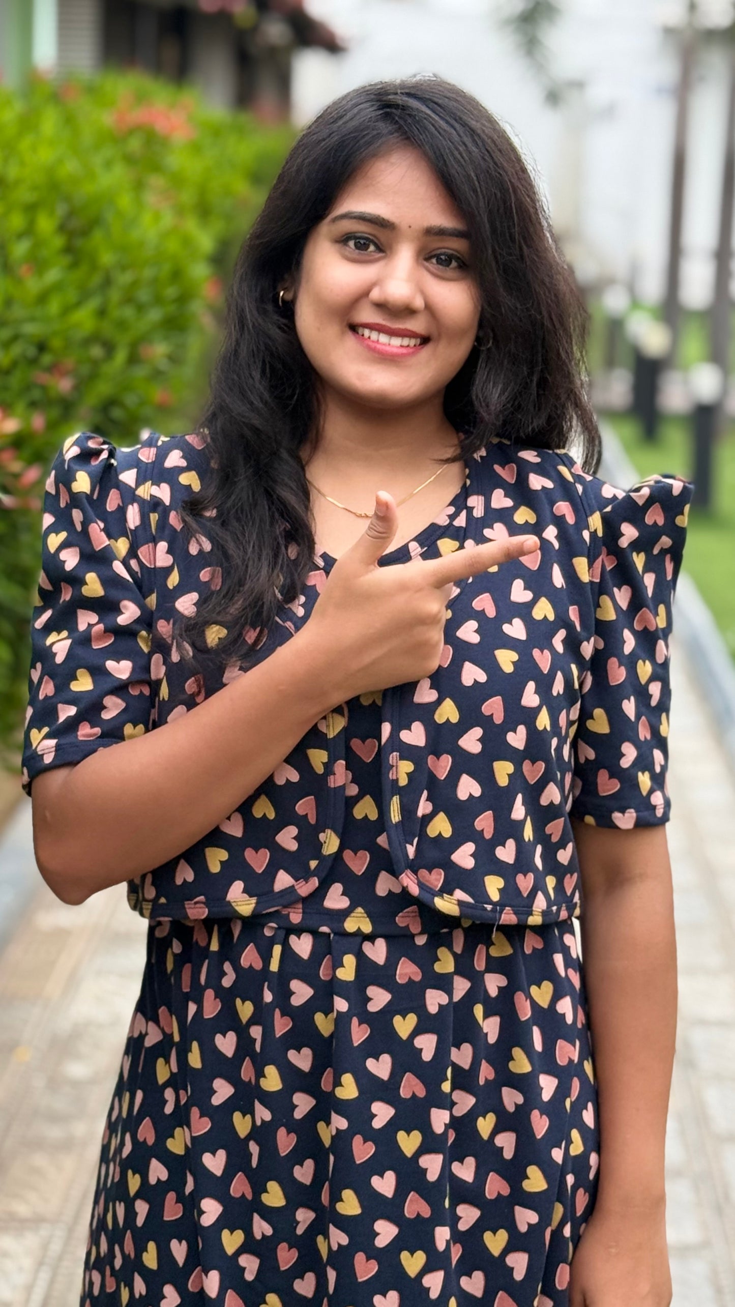 (MATERNITY WITH COAT ( HEARTIQUE )