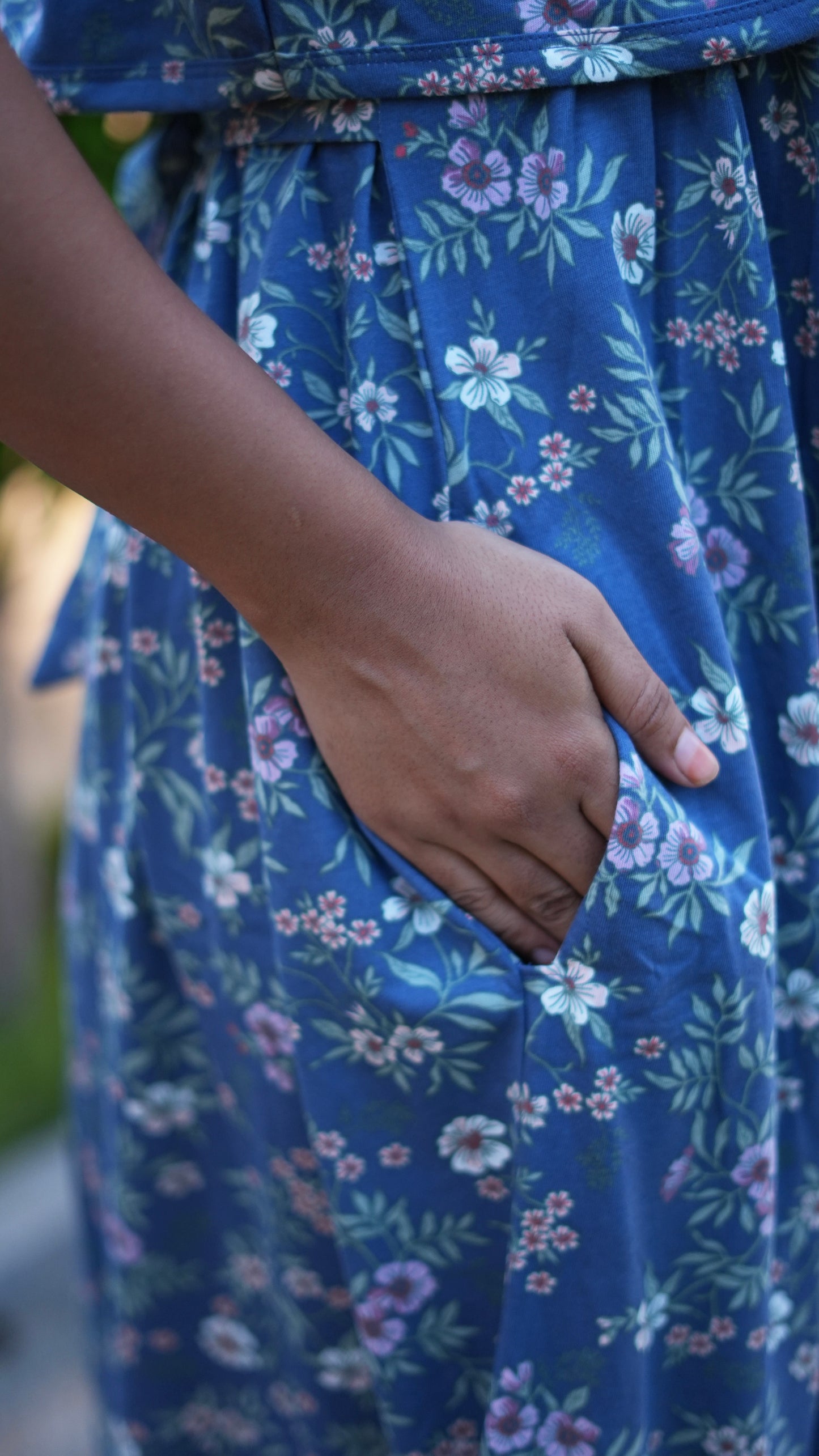 NON MATERNITY WITH COAT ( Blue Blossom )