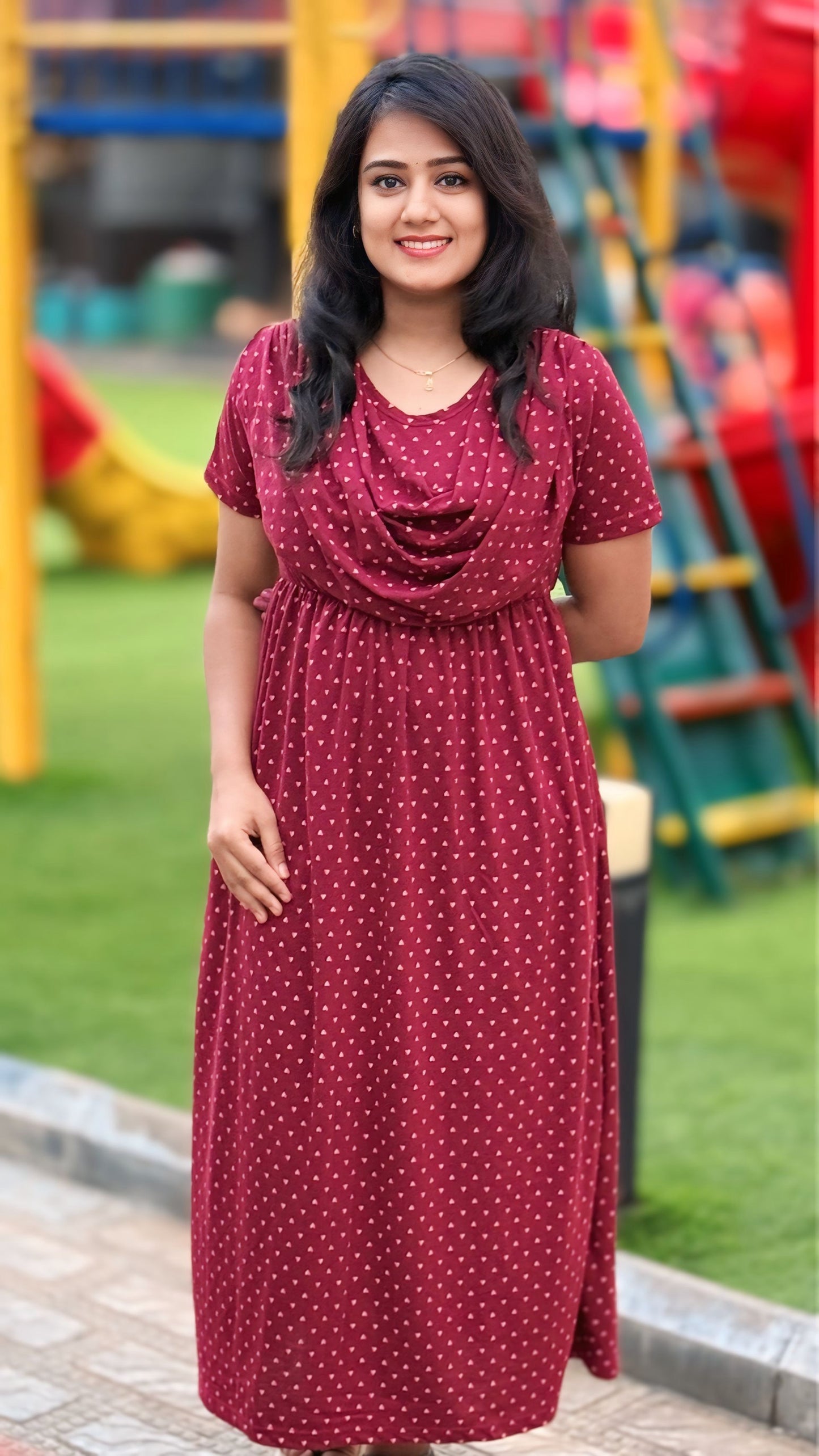 Maroon Muse (Non Maternity Shawl)