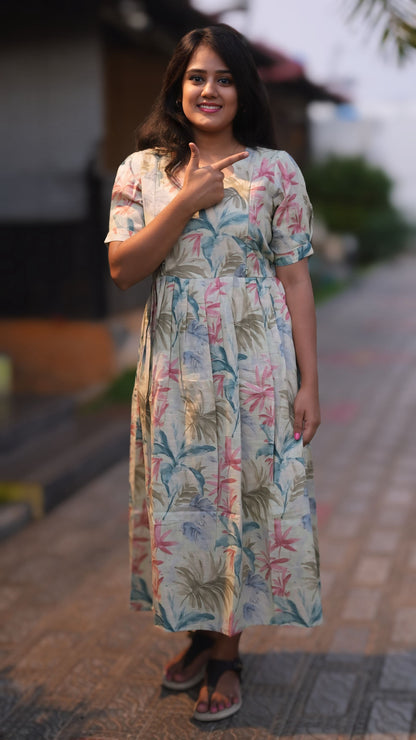 Maternity Cotton Kurti (LuxeLine)