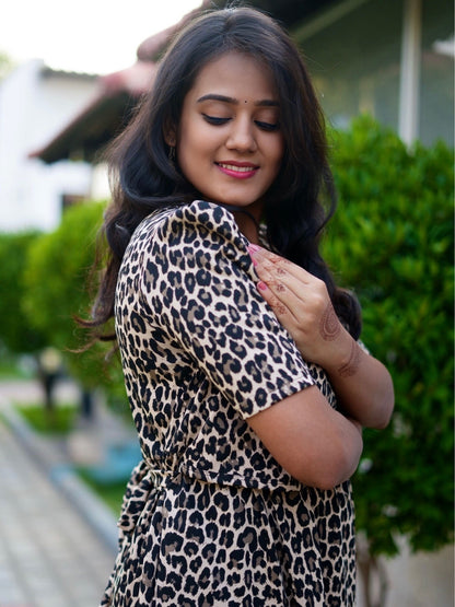 MATERNITY ATTACHED COAT (Wild Elegance)