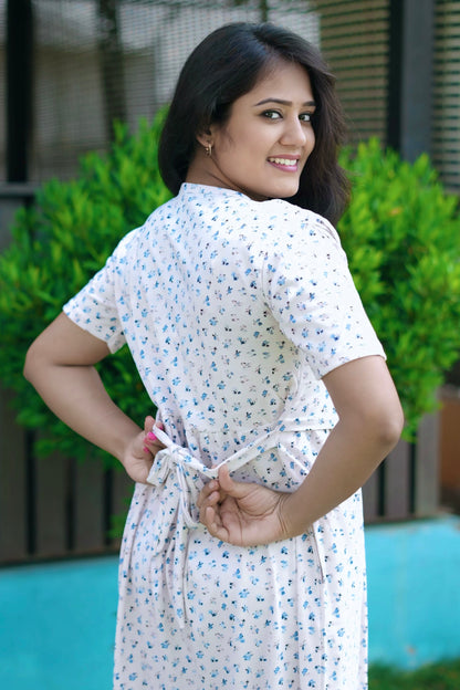 BluPetal (Zipless Maternity Shawl)