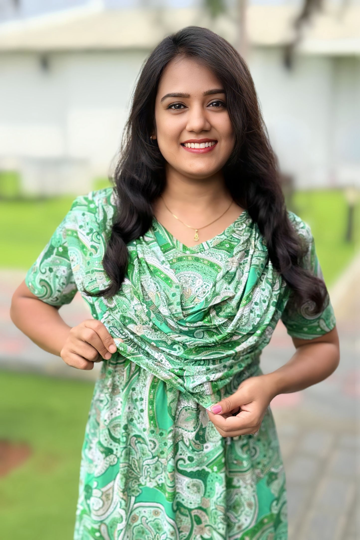 Velmira (Zipless Maternity Shawl)