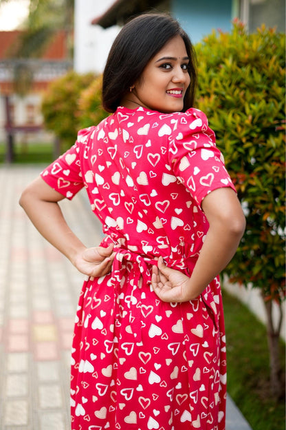 MATERNITY ATTACHED COAT (Heartful)