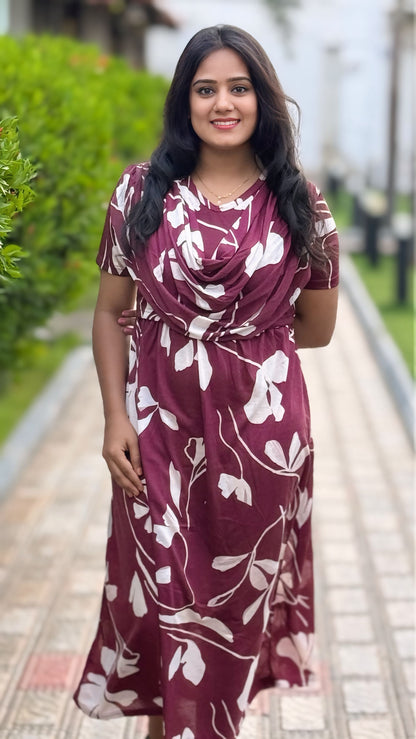 Merun Rosavine (Zipless Maternity Shawl)