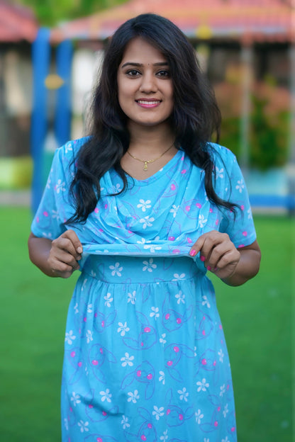 LunaBlu (Zipless Maternity Shawl)