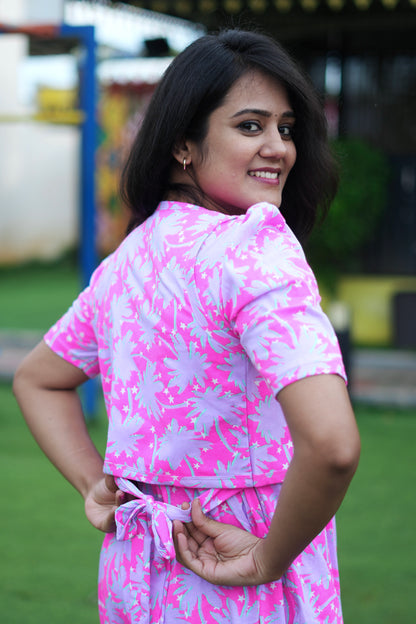 MATERNITY REMOVABLE COAT ( PINK RADIANCE )