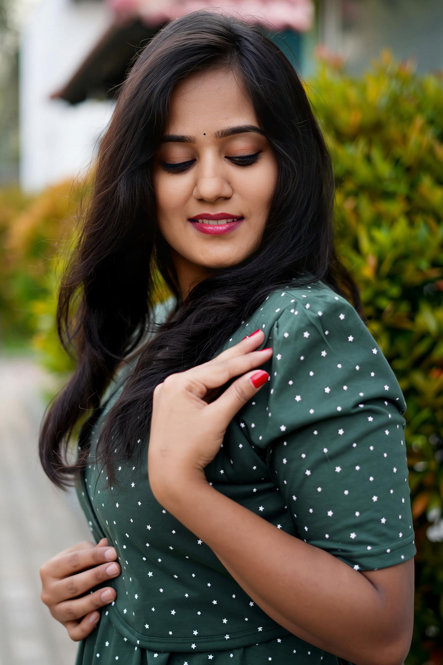 MATERNITY ATTACHED COAT (Evergreen)