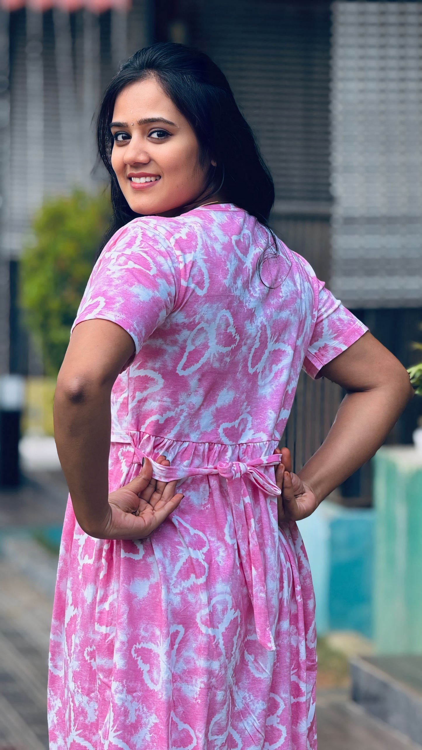 Butterpink (Zipless Maternity Shawl)