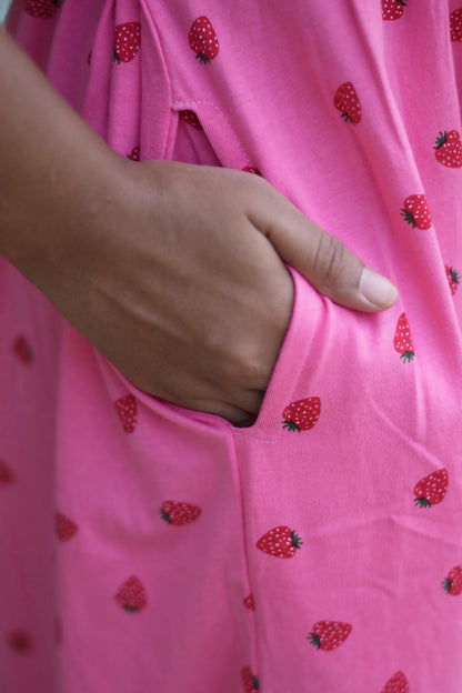 MATERNITY REMOVABLE COAT (BerryBlush)