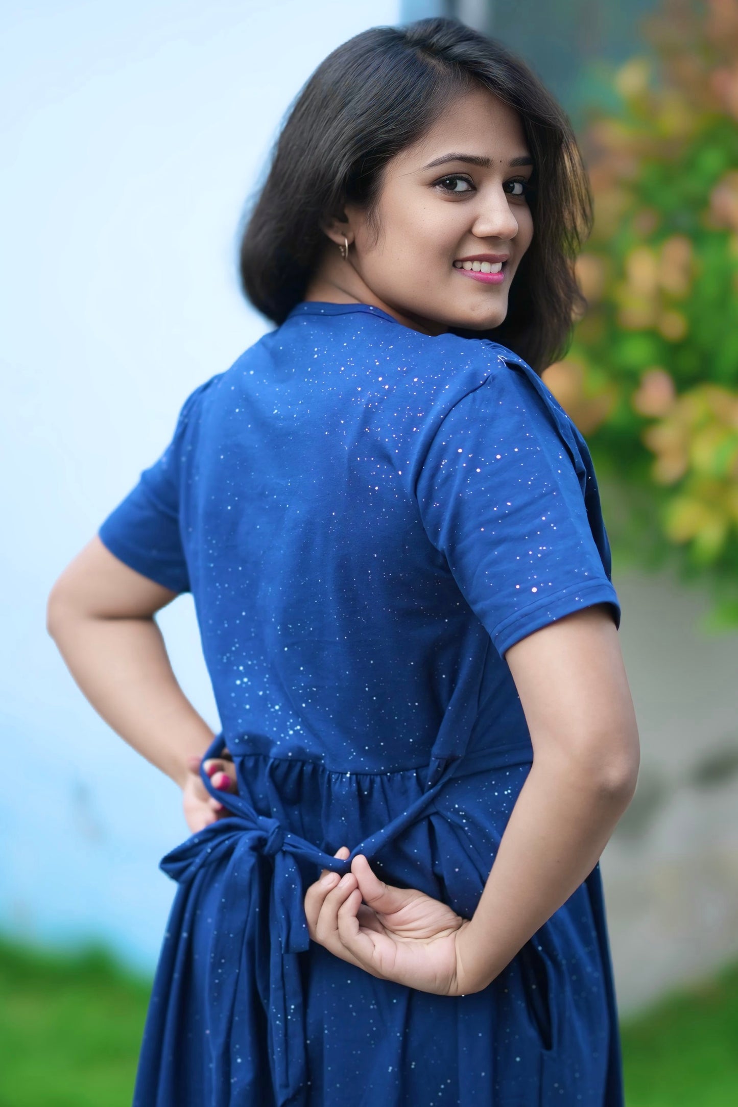 Glintora (Zipless Maternity Shawl)